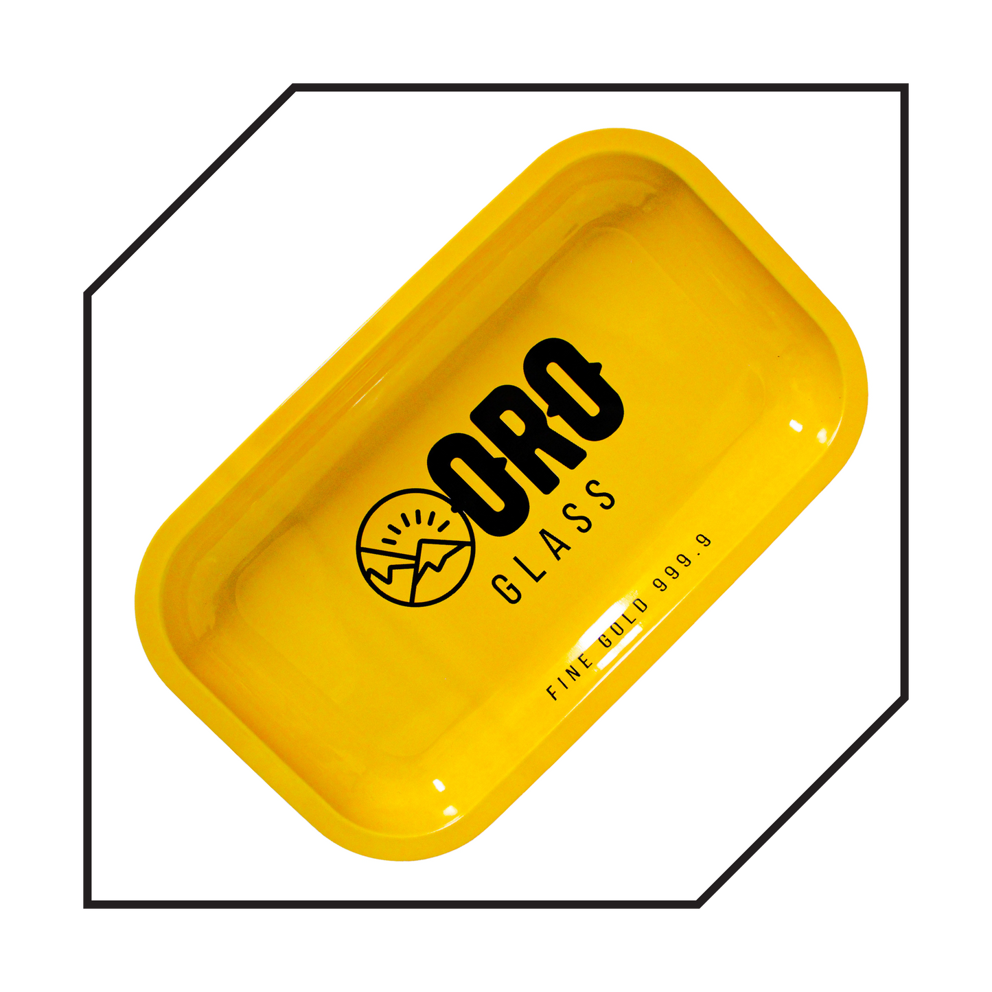 Oro Yellow Gold Rolling Tray