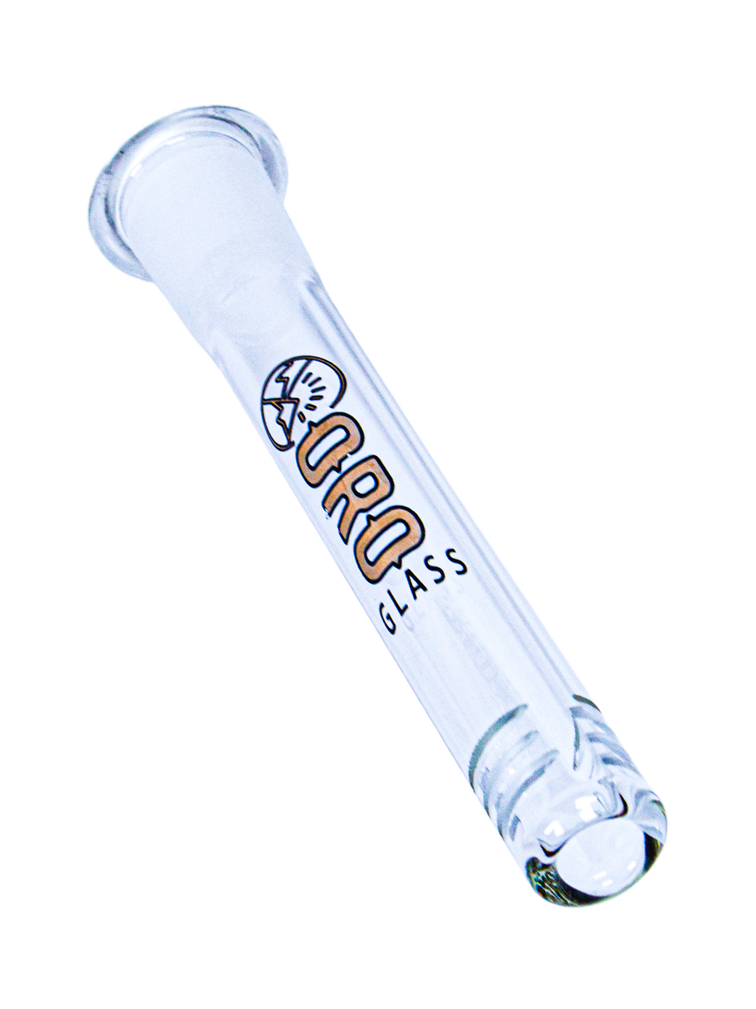 An Oro Glass Company 3.5-inch 18mm to 14mm Diffused Downstem.