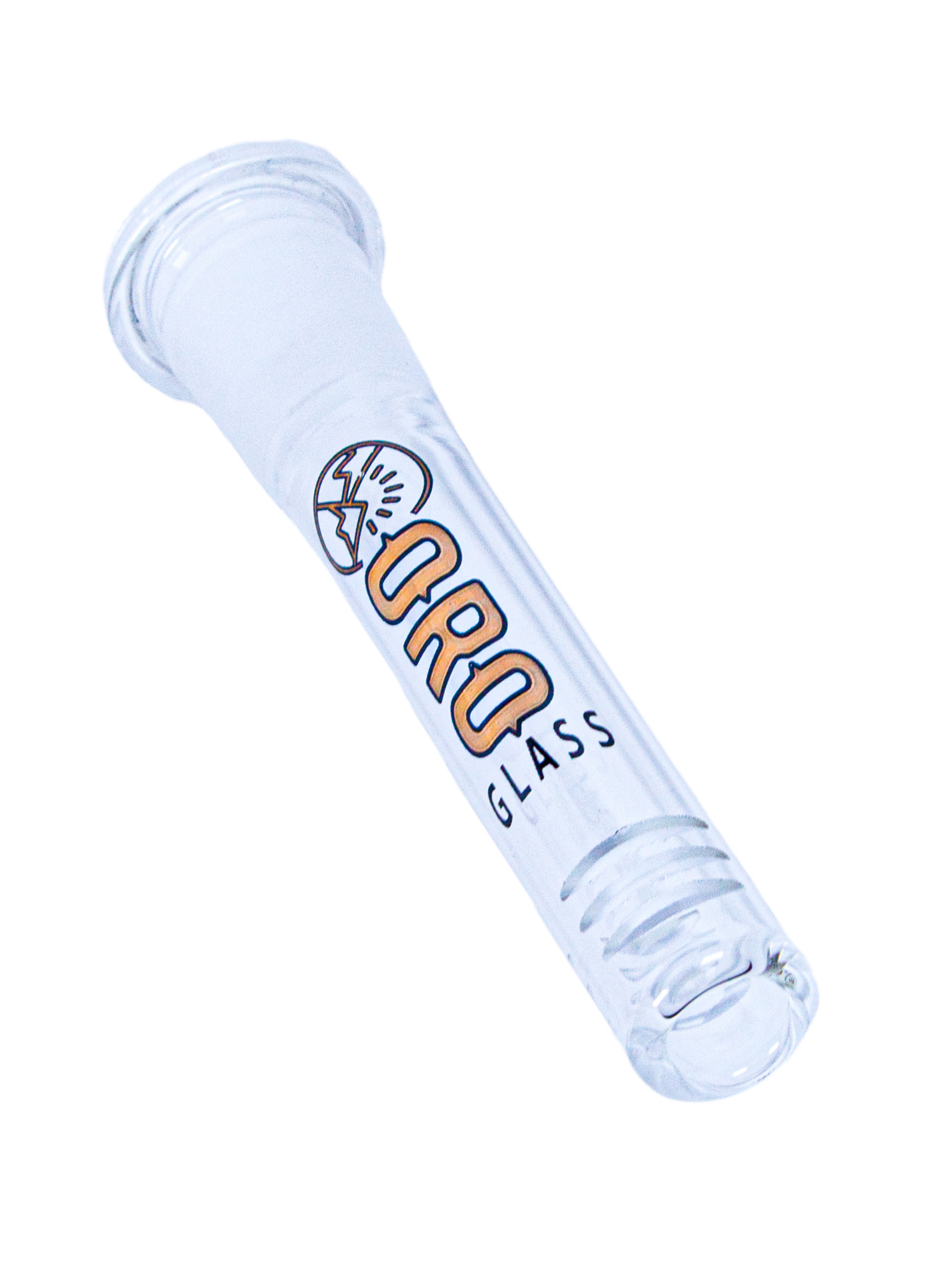 An Oro Glass Company 3-inch 18mm to 14mm Diffused Downstem.