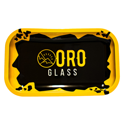 An Oro Glass Company Portal Rolling Tray.