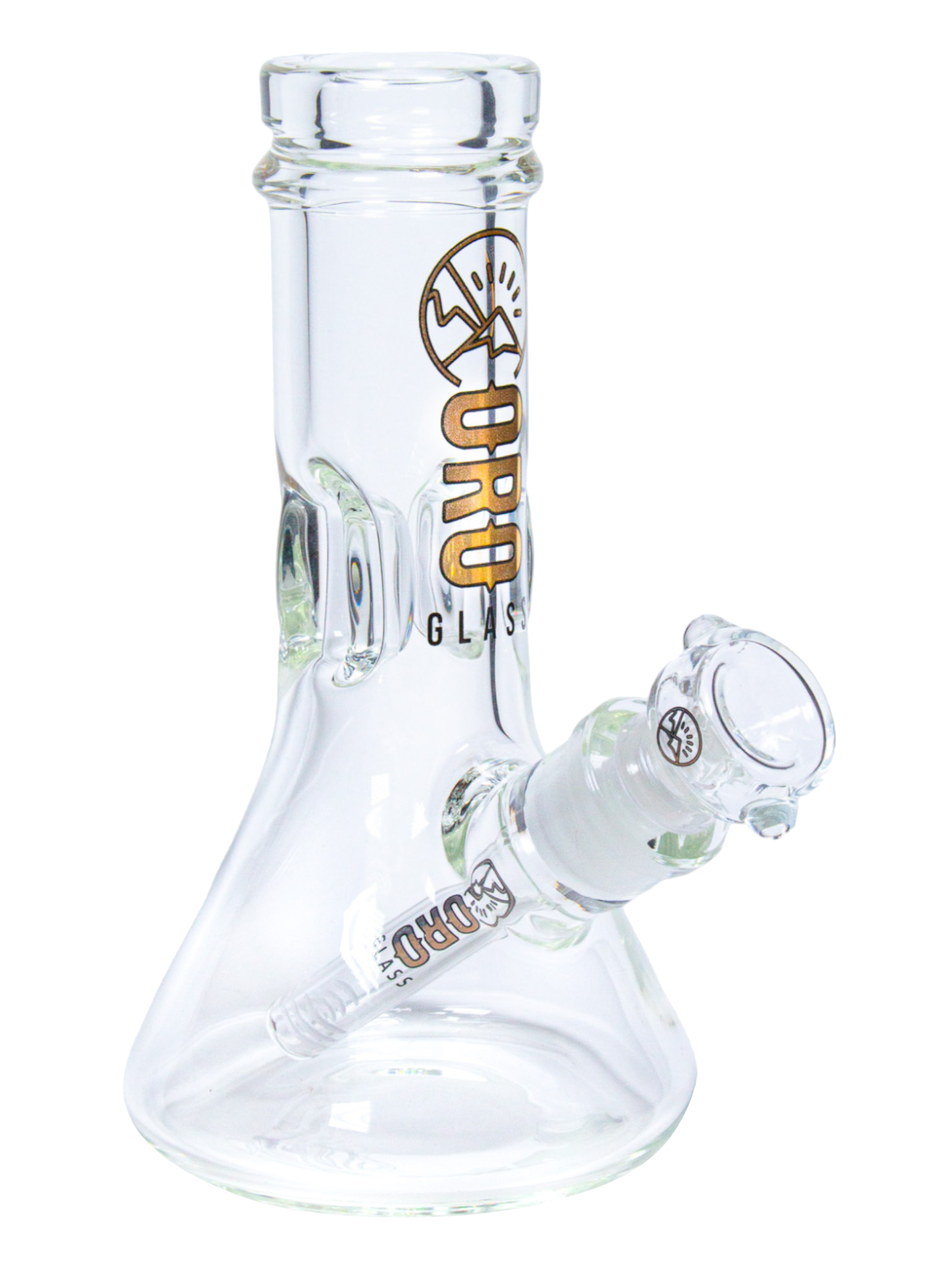 An Oro Glass Company 8.5 Karat Thick Beaker Water Pipe.