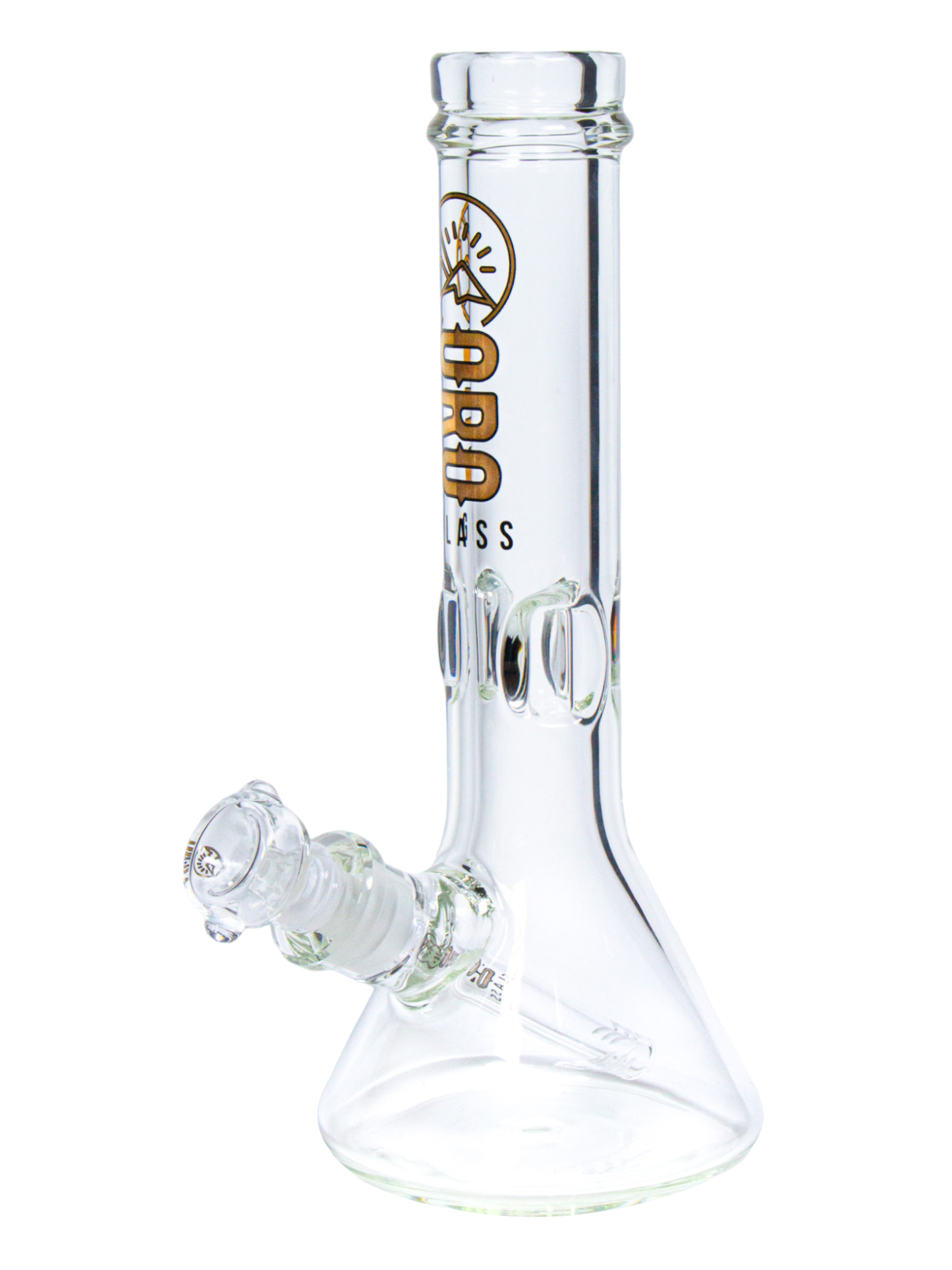 An Oro Glass Company 12 Karat Thick Beaker Water Pipe.